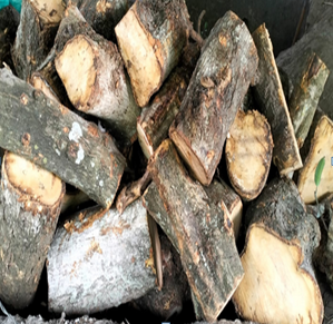 charcoal briquettes close up